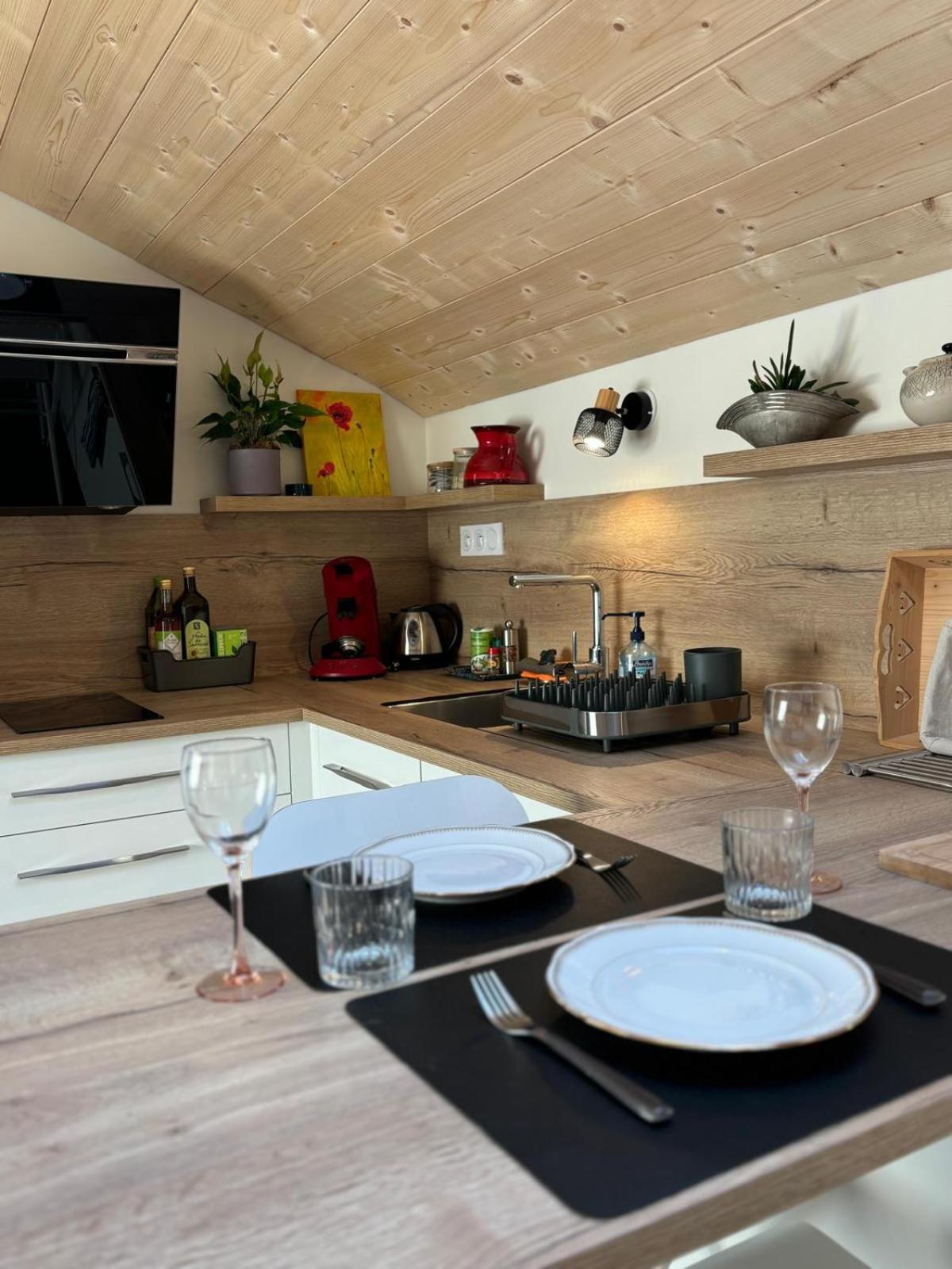 Ferienwohnung Sous Le Saule Nods Exterior foto
