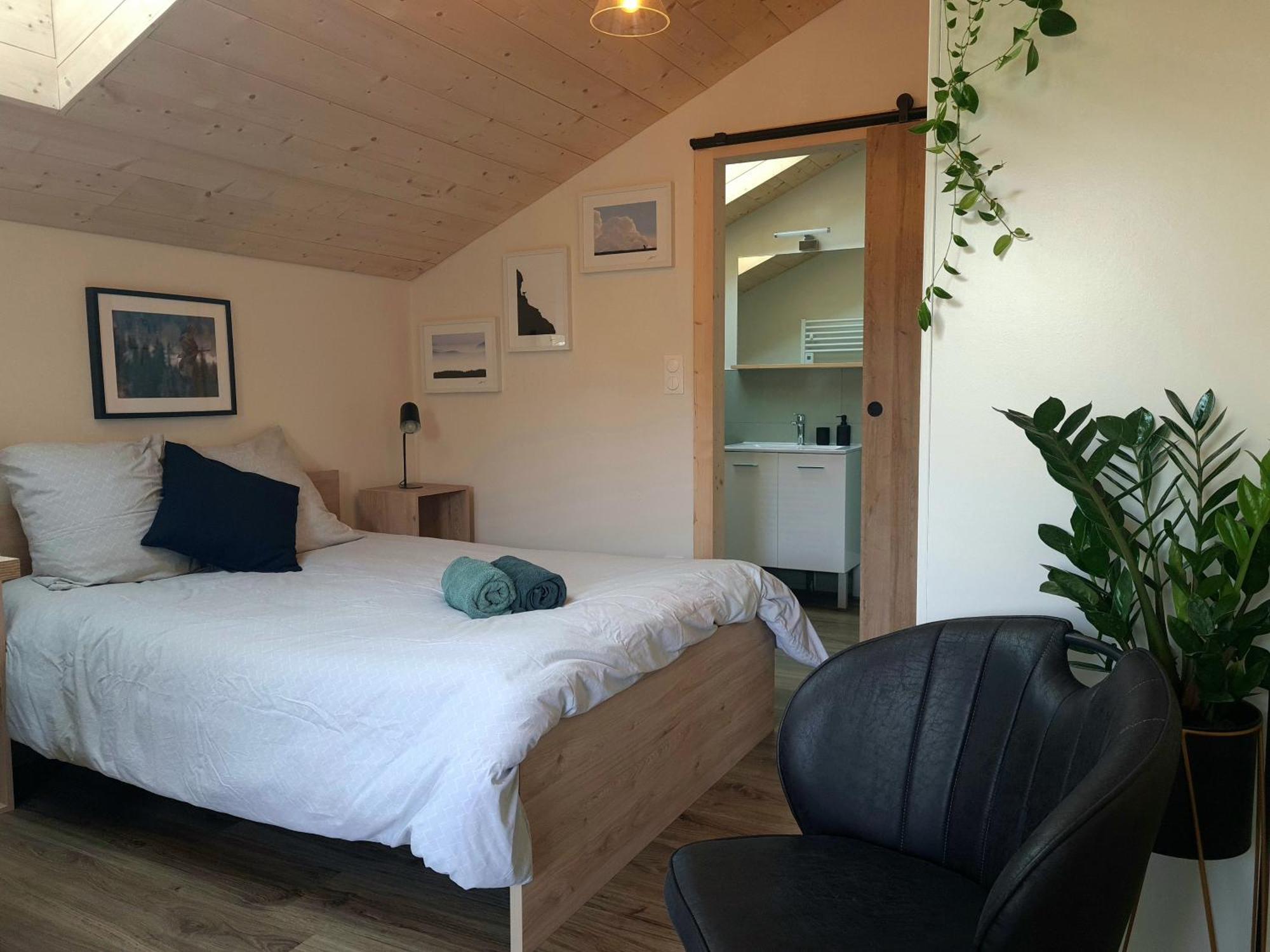 Ferienwohnung Sous Le Saule Nods Exterior foto