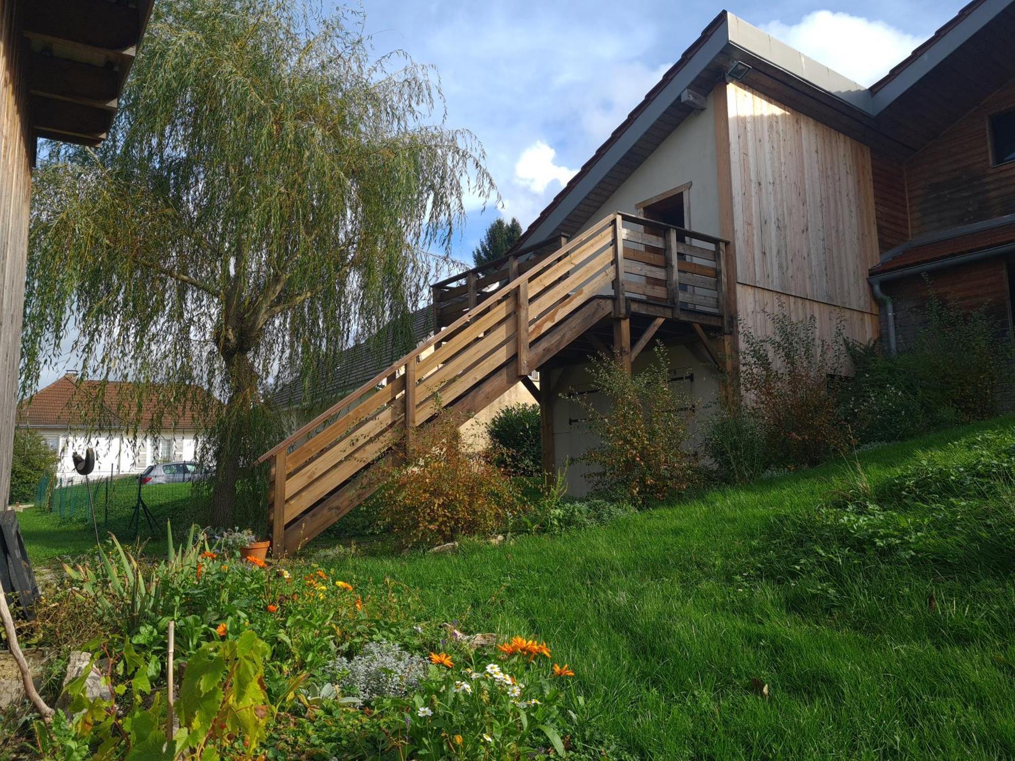 Ferienwohnung Sous Le Saule Nods Exterior foto